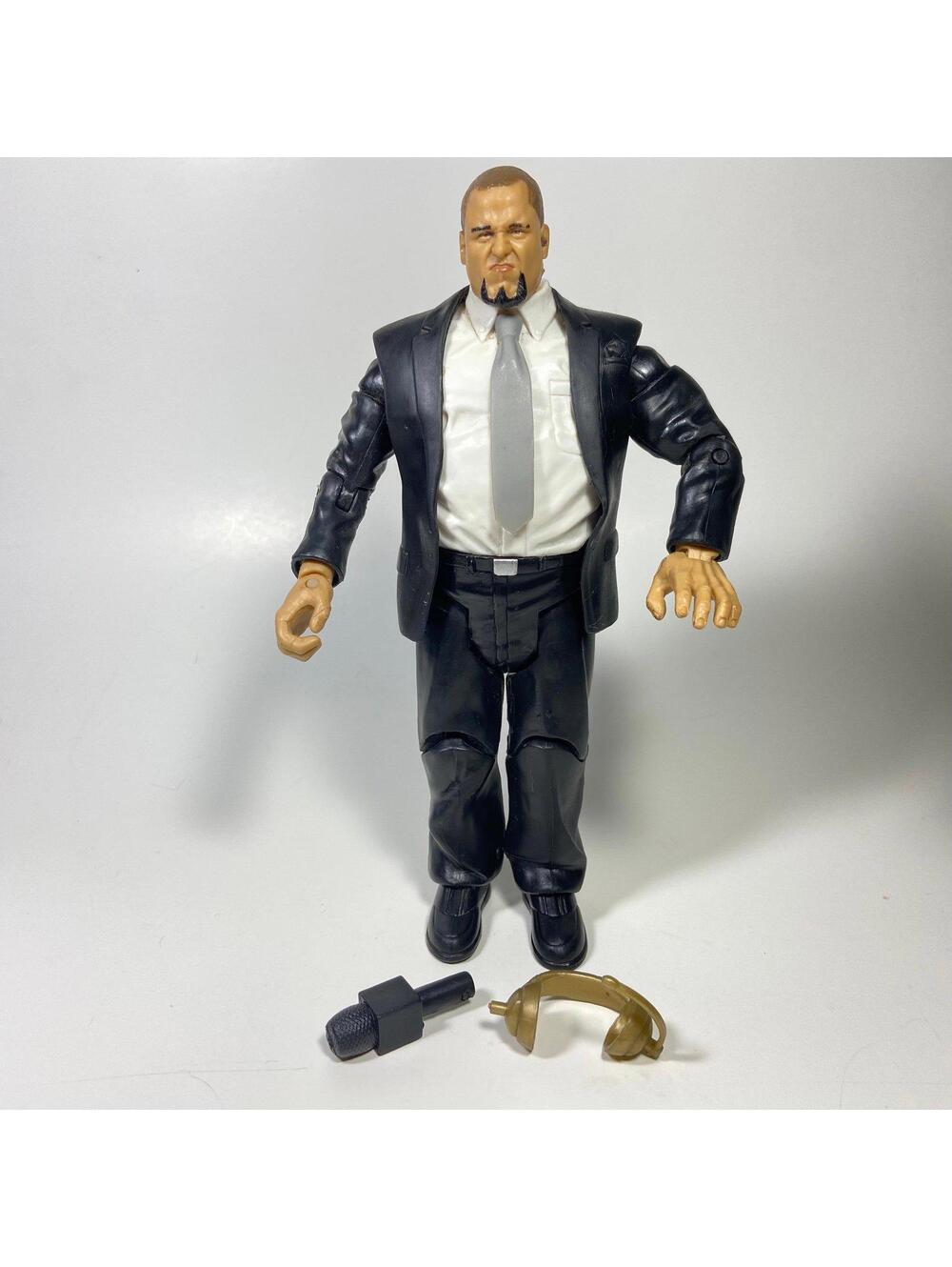 6.5” Jakks Pacific WWE ECW Series 3 Annoucer Tazz Figure - COMPLETE / READ DESC.